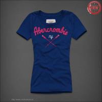 dames abercrombie fitch korte tees blauw lichtrood Eindhoven Shop m277q687